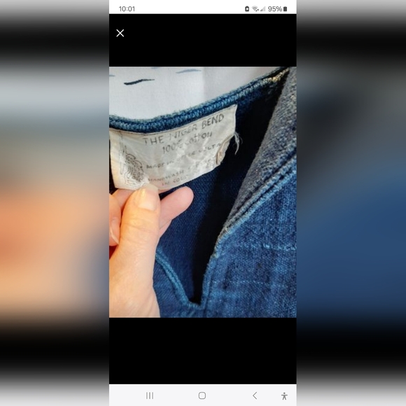 Vintage mudcloth tunic - Picture 3 of 4